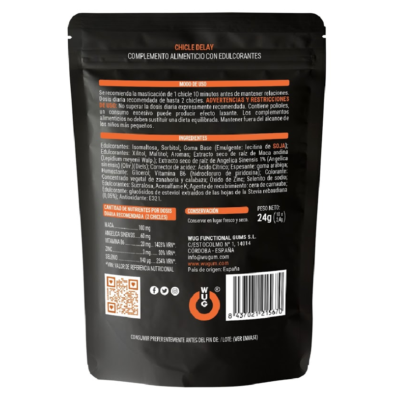 WUG Sex Sense – Delay Cum Delayer 10 Unidades