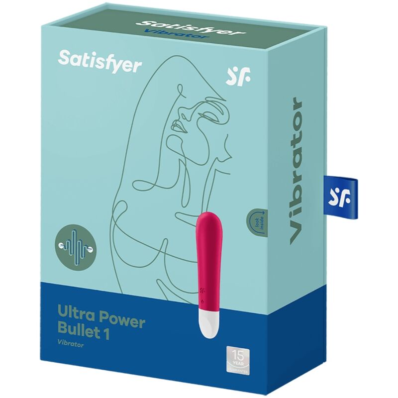 Satisfyer Ultra Power Bullet 1 | Vibrador Recarregável, 12 Vibrações e Silicone