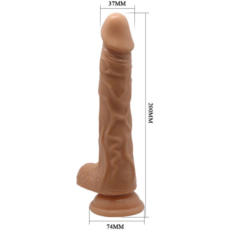 Vibrador realista Pretty Love Encontro Bodach com múltiplas funções e design ergonómico
