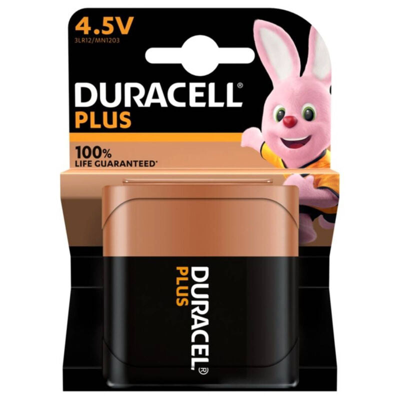 Bateria alcalina Duracell Plus Power 100 3LR12 4,5V para brinquedos eróticos.