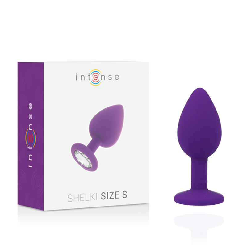Intense – Plug Anal Shelki S Lilás com Base em Diamante