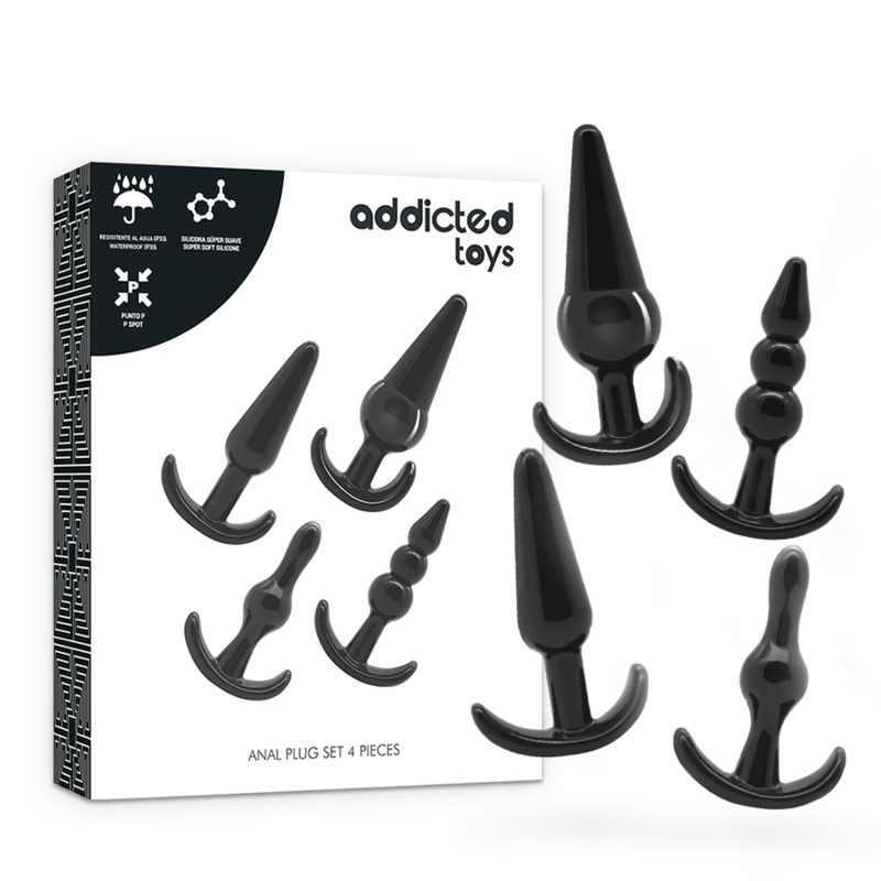 Addicted Toys – Conjunto de 4 Plugs Anais