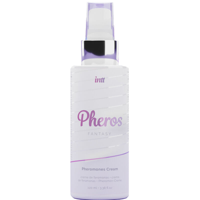 INTT Pheros Fantasy Creme Cabelo e Pele 120ml com Feromônios, frasco spray.