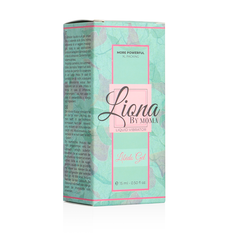 Gel Vibratório Líquido Liona by Moma | Libido Gel com Efeito Imediato - 15ml