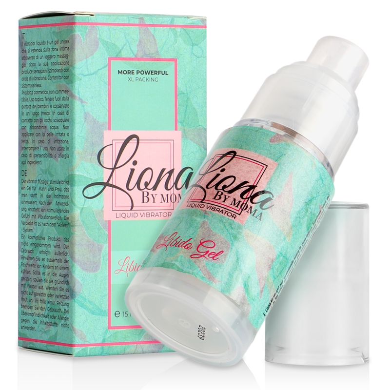 Gel Vibratório Líquido Liona by Moma | Libido Gel com Efeito Imediato - 15ml