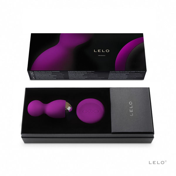 LELO HULA Beads Deep Rose - Bolas vibratórias giratórias com controlo remoto SenseMotion™.