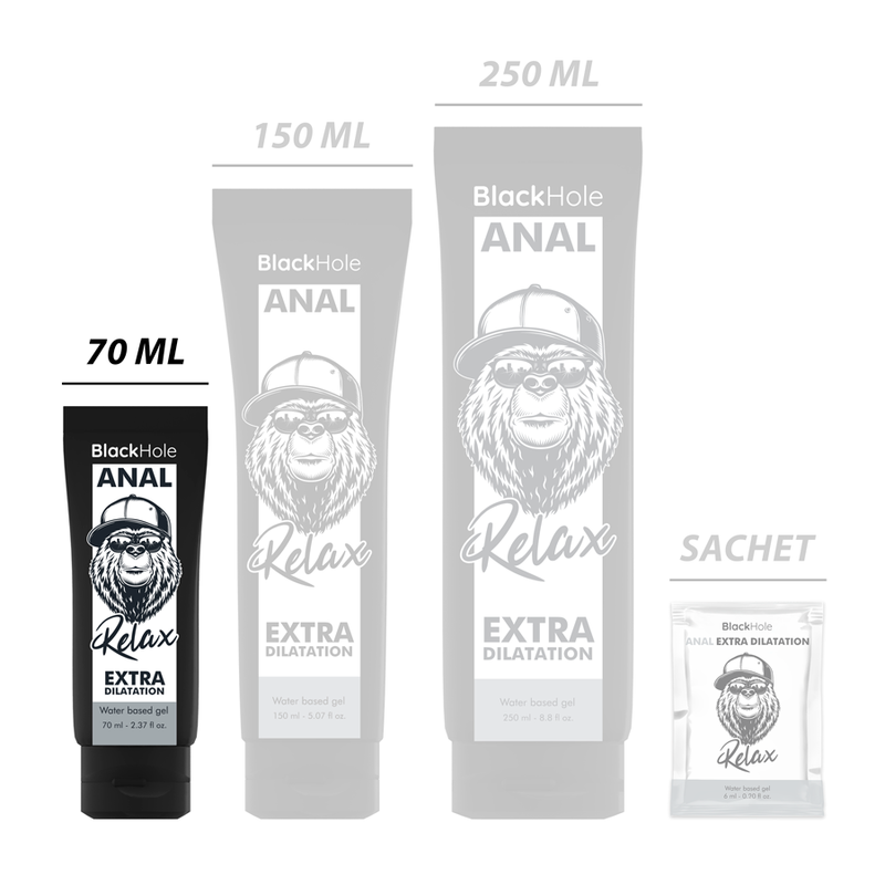 Black Hole – Gel Dilatador Anal à Base de Água 70 ml