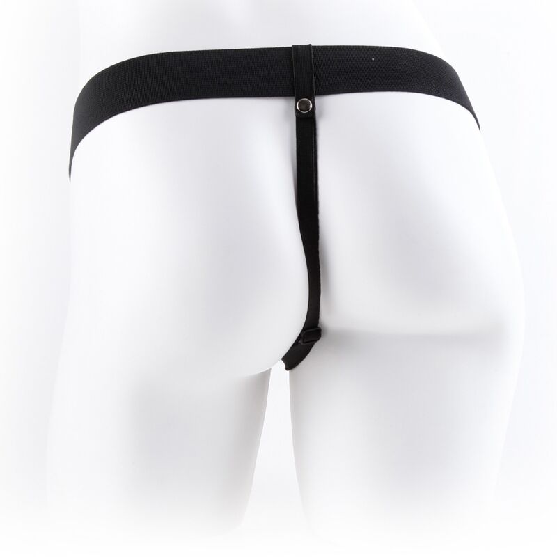 Arnês vibratório FETISH FANTASY SERIES com pénis realista de 23cm e controle remoto.