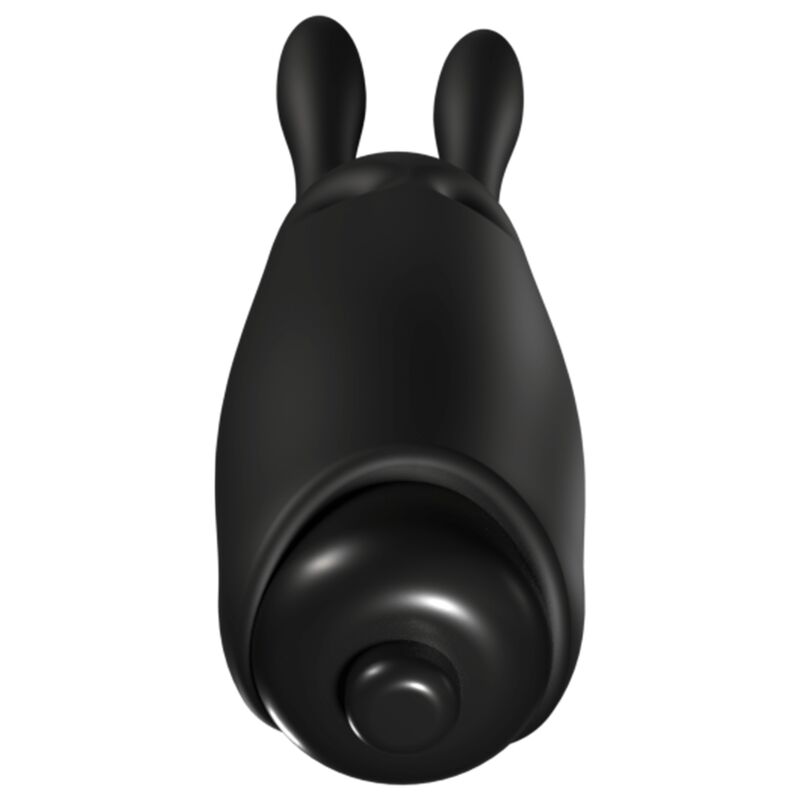 Imagem do ADRIEN LASTIC Vibrador Coelho de Bolso Preto, um mini vibrador de silicone compacto para estimulação clitoriana.