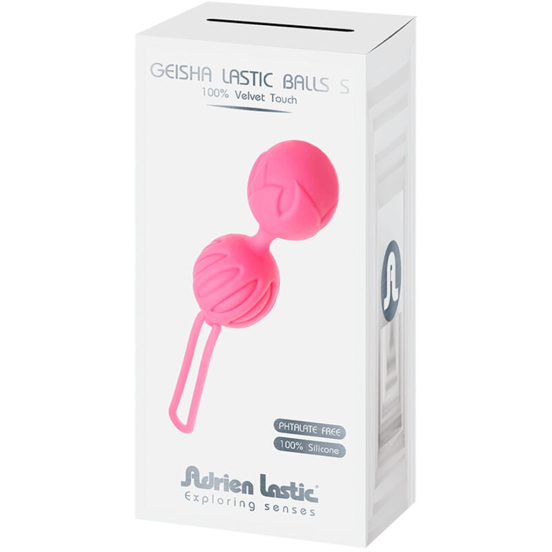 Imagem das Adrien Lastic Bolas de Geisha Lastic em Silicone para Assoalho Pélvico S Rosa