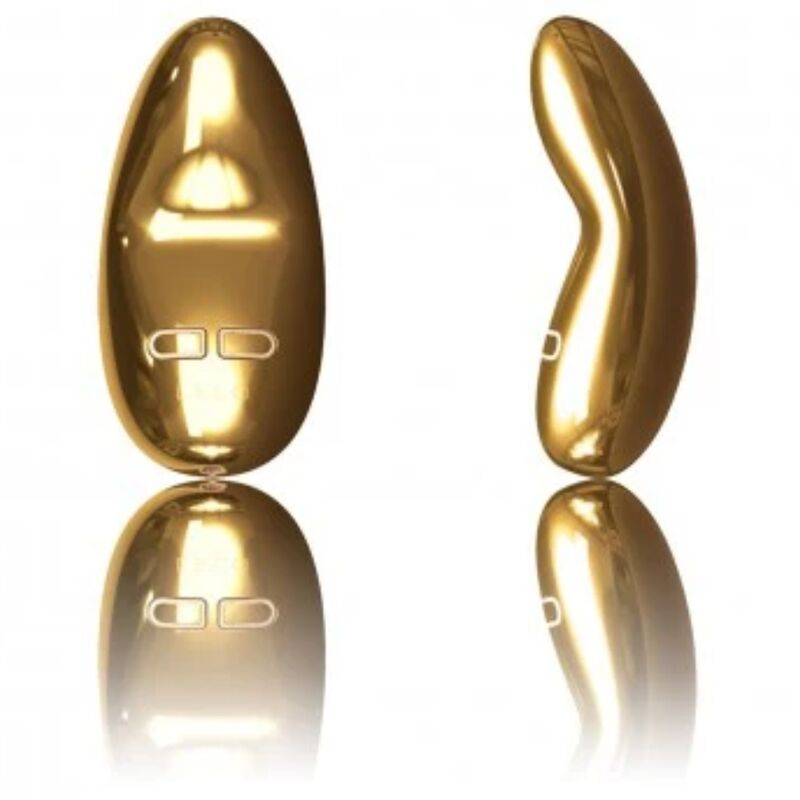 LELO Vibrador Mini Yva com Vibração de Ouro 18K, exibindo seu design elegante e material de luxo.