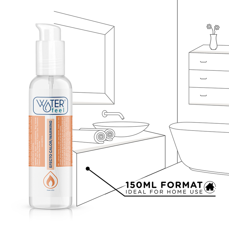 Waterfeel – Lubrificante de Efeito Calor 150ml