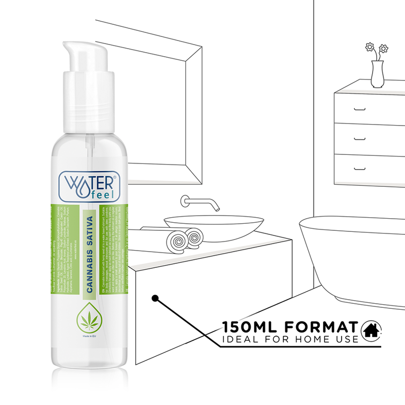 Waterfeel – Lubrificante de Cannabis 150ml