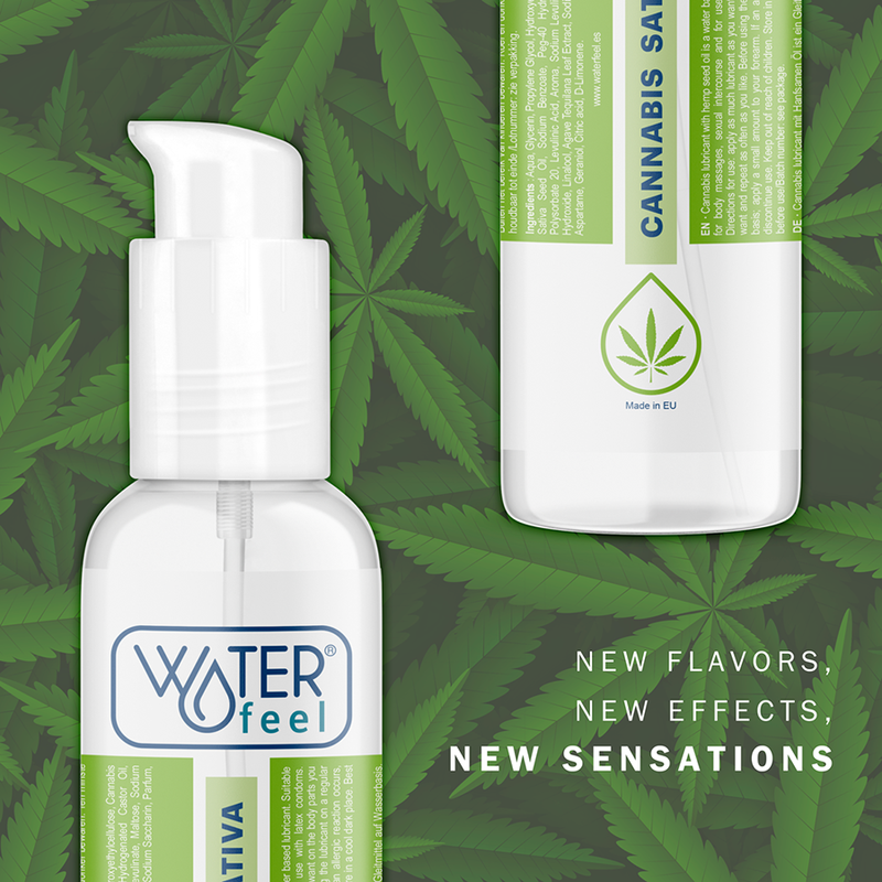 Waterfeel – Lubrificante de Cannabis 150ml