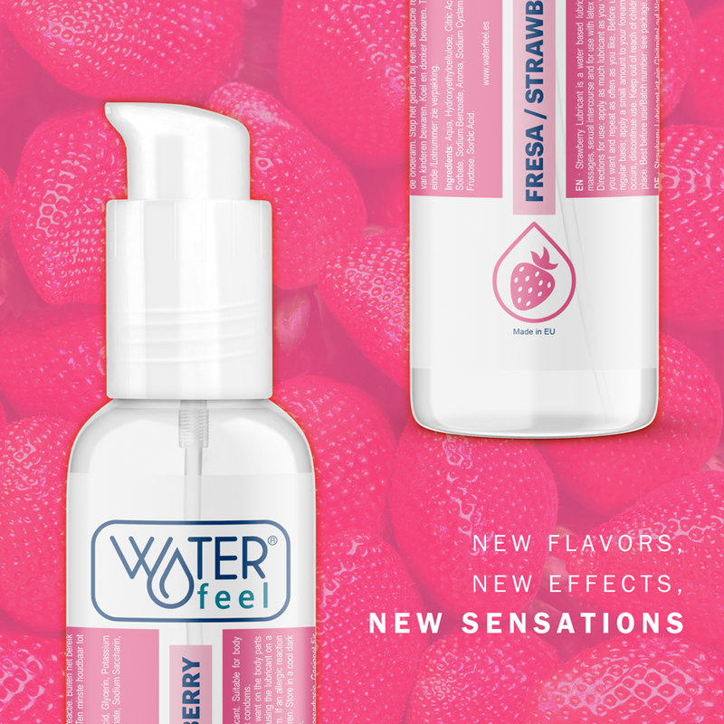 Lubrificante Waterfeel | Sabor Morango, À Base de Água - 175ml