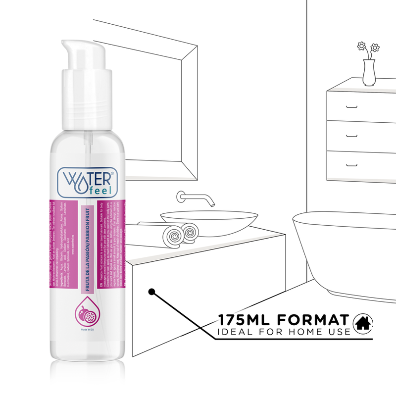 Waterfeel – Lubrificante à Base de Água Sabor Maracujá 175ml