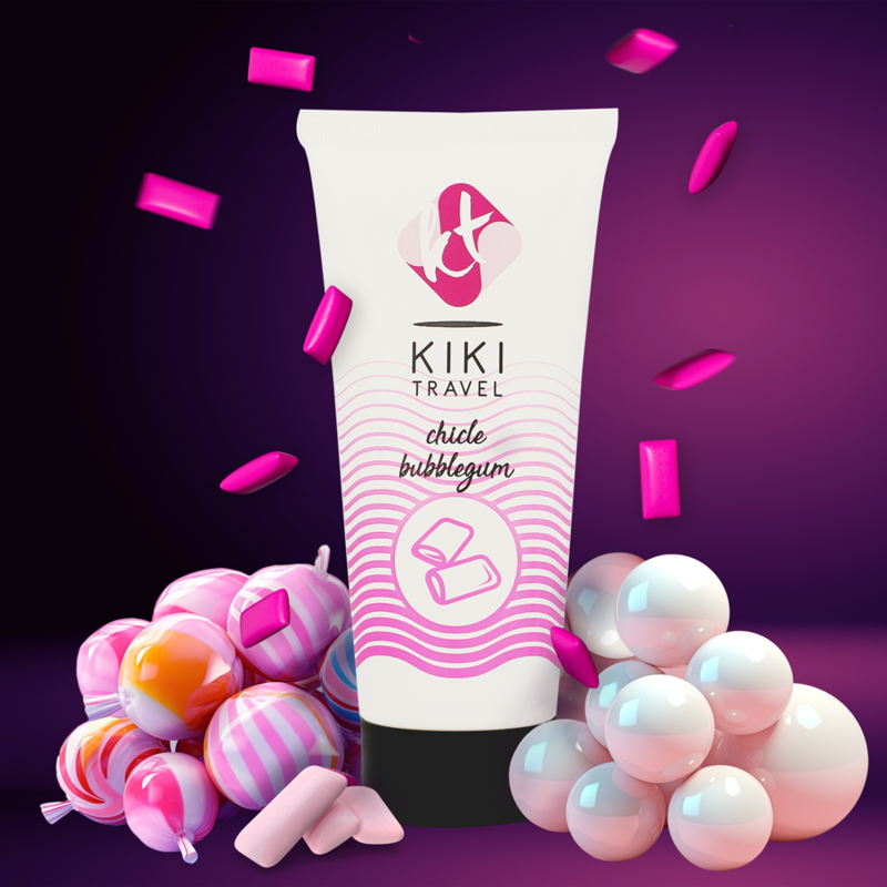 Kikí Travel – Goma de Morango Lubrificante 50 ml