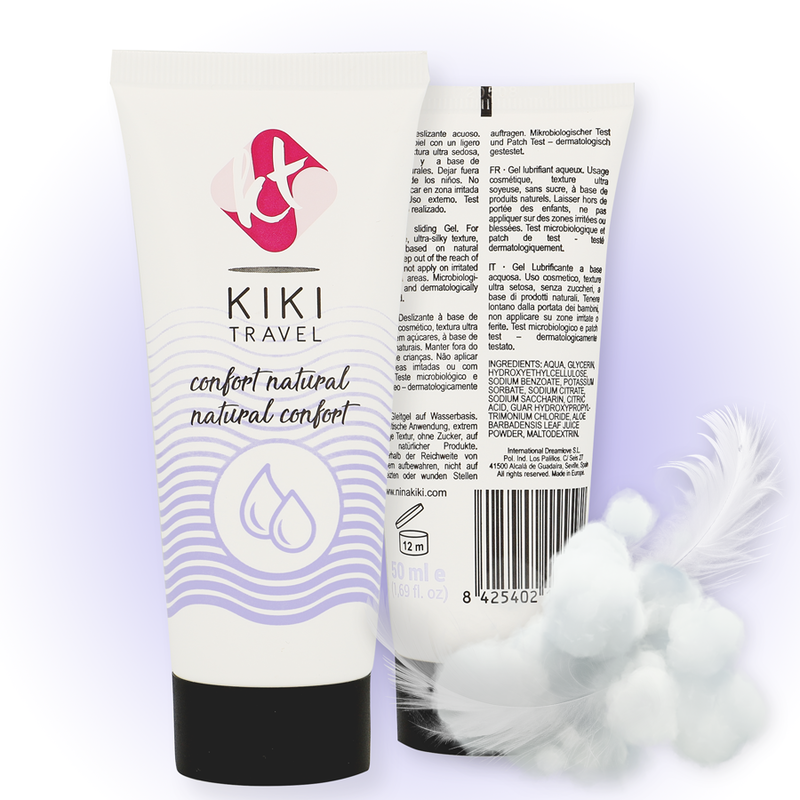 Kikí Travel – Confort Lubrificante Natural 50 ml