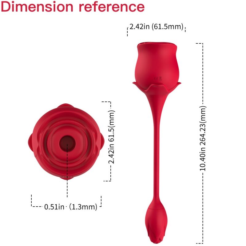 ARMONY Sucker Clitoriano e Vibrador Rosa com design de flor e múltiplas funções