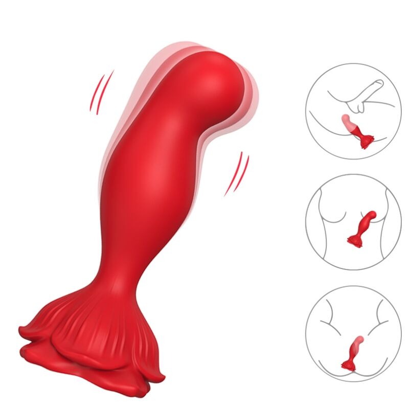 ARMONY Vibrador e Plug Anal Rosa com Controlo Remoto, em silicone premium, para dupla estimulação.
