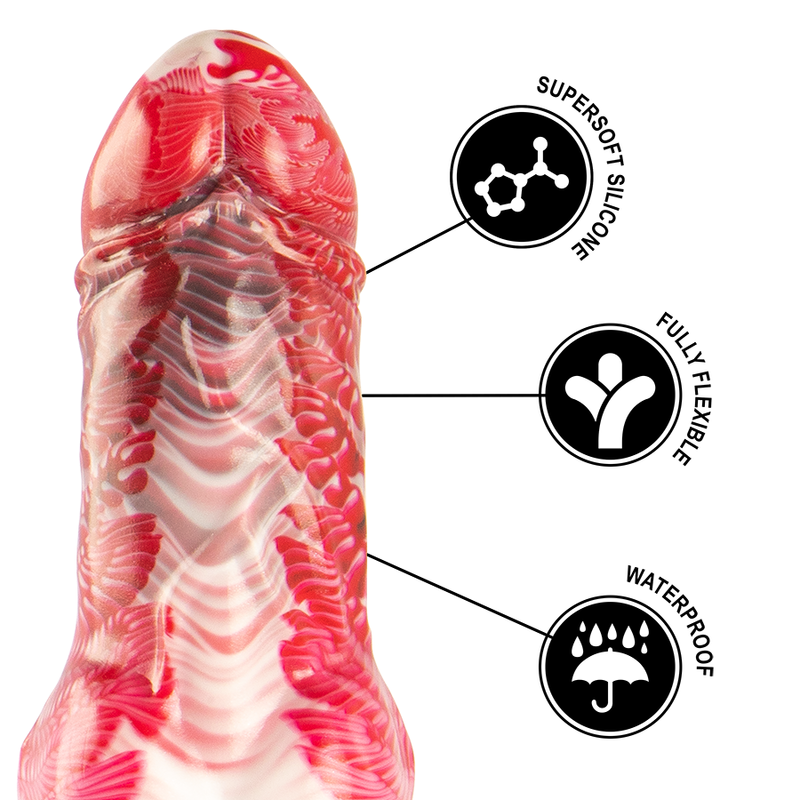 Dildo Epic Helios | Silicone com Testículos, Calor e Êxtase