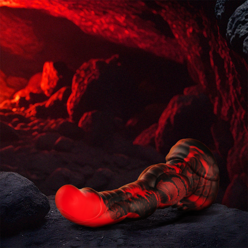 Dildo Epic Ares | Silicone com Textura Gradual e Prazer de Combate