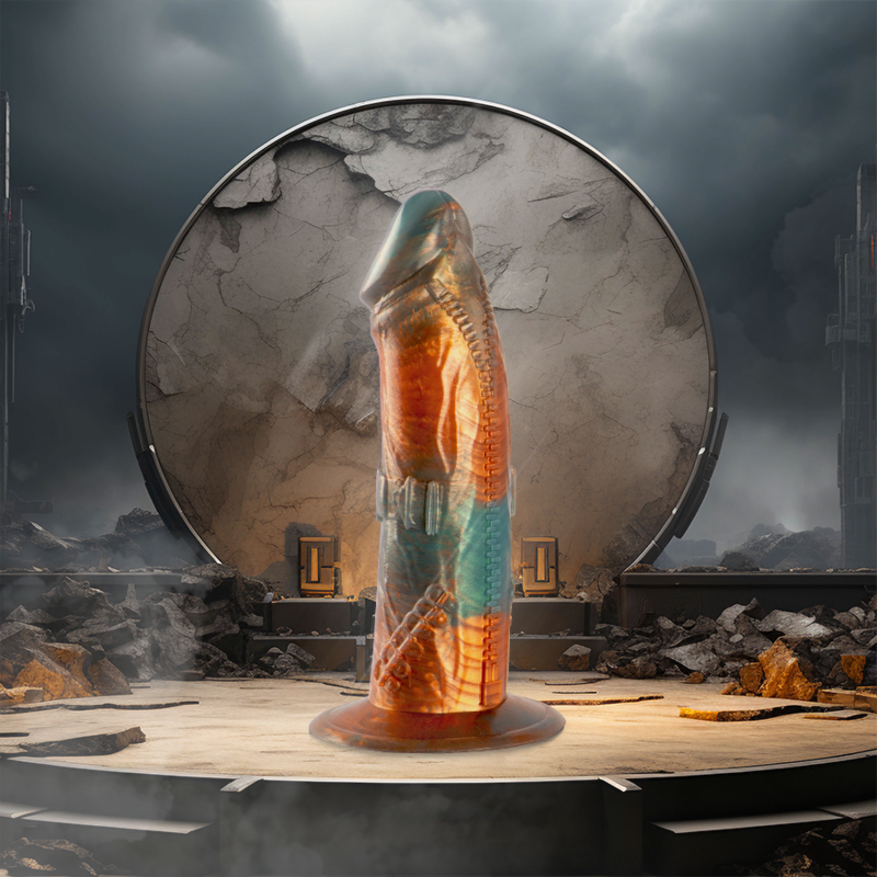 EPIC CYBERSILICOCK Dildo Talos com design mitológico em silicone premium.