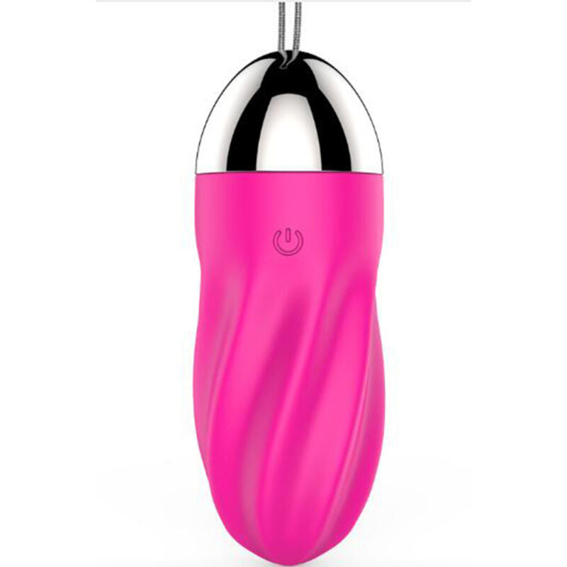 Armony Ovo Vibratório Espiral Sweety com Controle Remoto Rosa para prazer discreto e estimulação intensa.