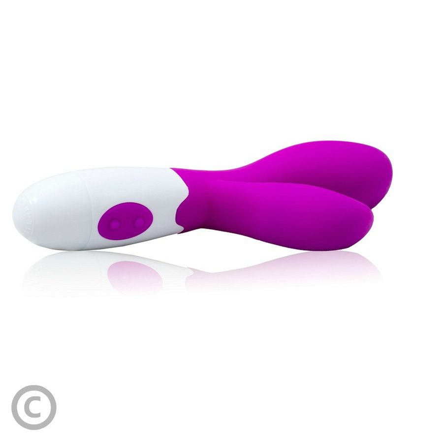 Pretty Love – Estimulador Vibrador Newman Lilás e Branco