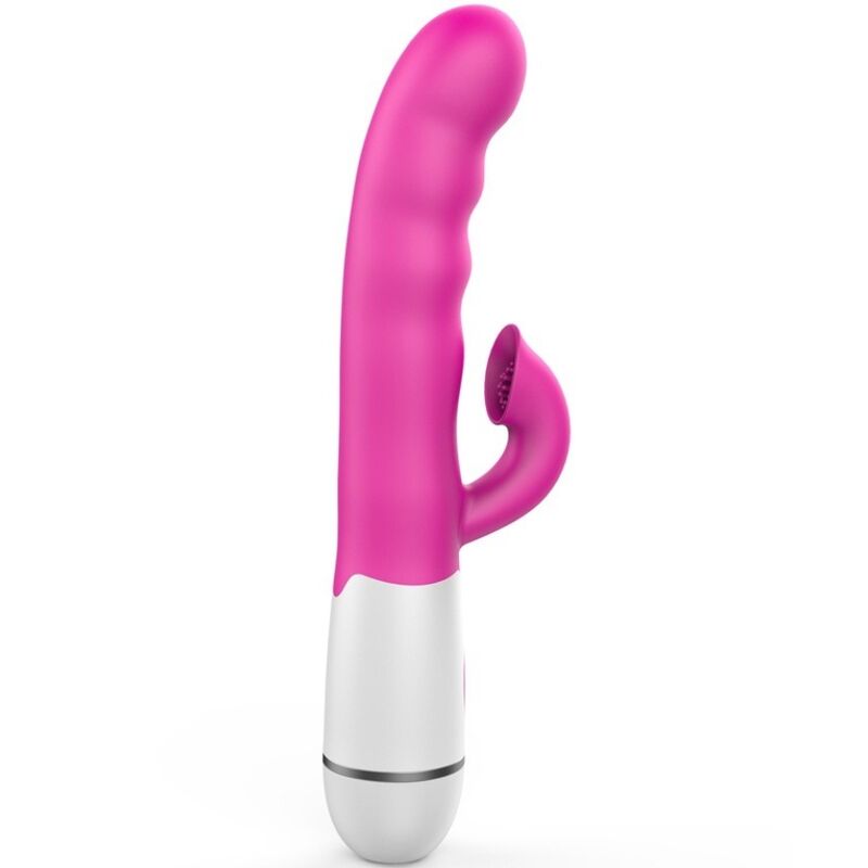 Vibrador multifunção Armony Amir com língua estimulante e 16 velocidades em cor rosa.