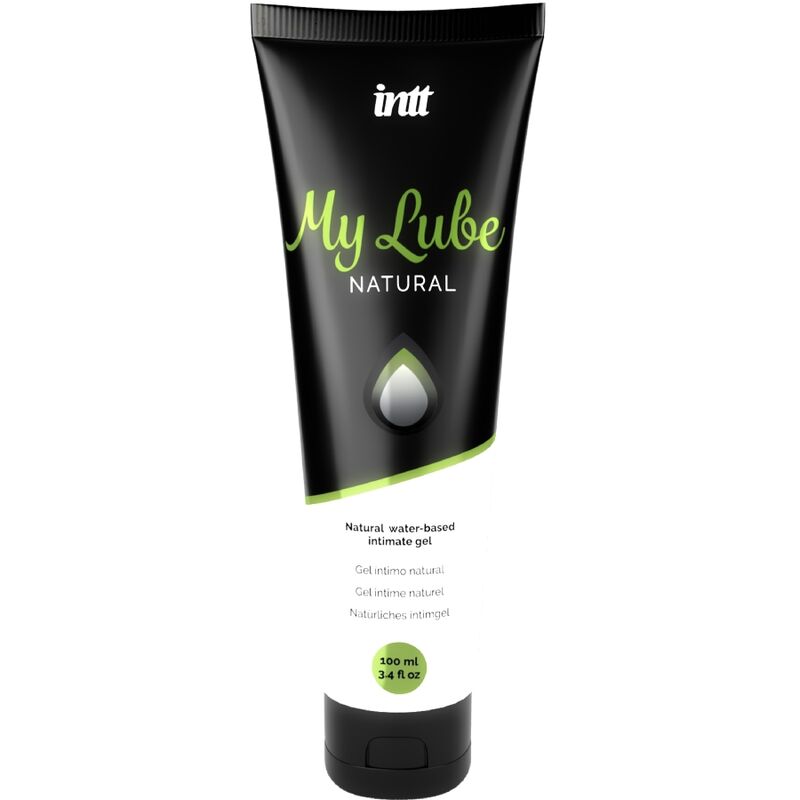 INTT My Lube Lubrificante Íntimo à Base de Água Natural 100ml para prazer e conforto.