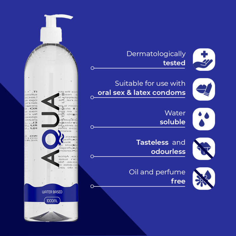 Aqua Quality – Lubrificante à Base de Água 1000 ml