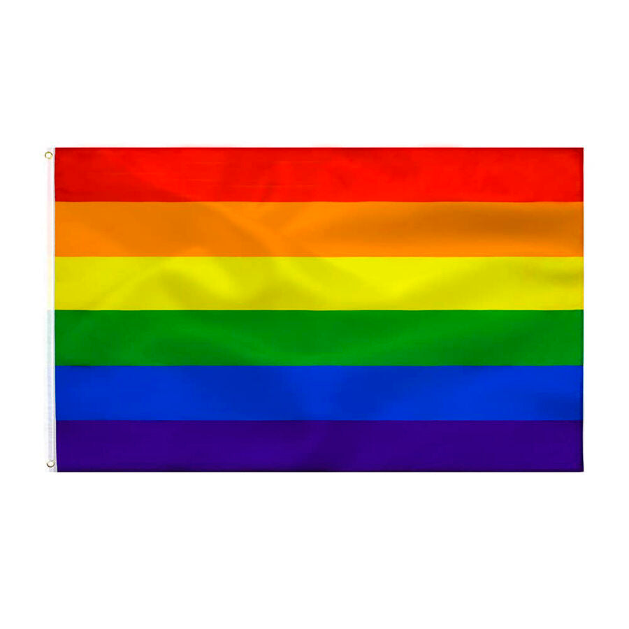 ORGULLO - BANDERA ARCOÍRIS 90 X 150 CM
