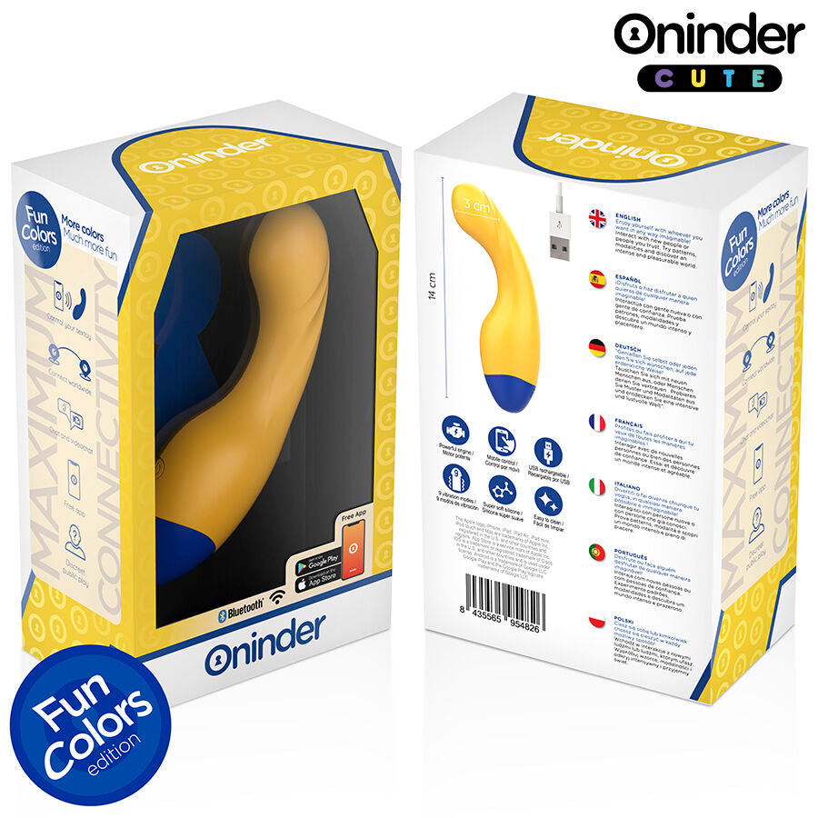 ONINDER CUTE – Love Buddy Master Vibrador de Ponto G com App Mundial Gratuito