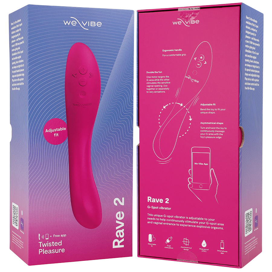 We-Vibe – Rave 2 Vibrador Ponto G com App e Estimulação Dupla