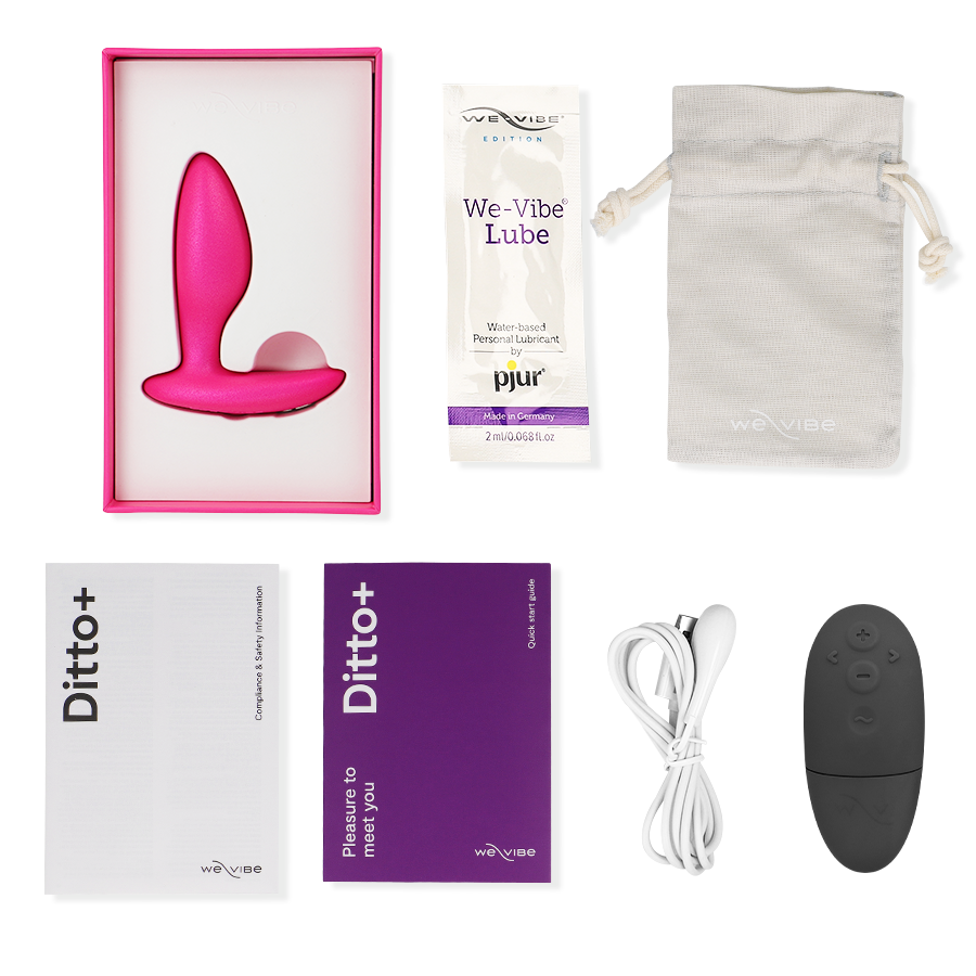 We-Vibe – Ditto+ Plug Anal Vibratório com Controle Remoto e App