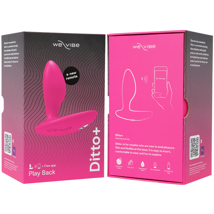 We-Vibe – Ditto+ Plug Anal Vibratório com Controle Remoto e App