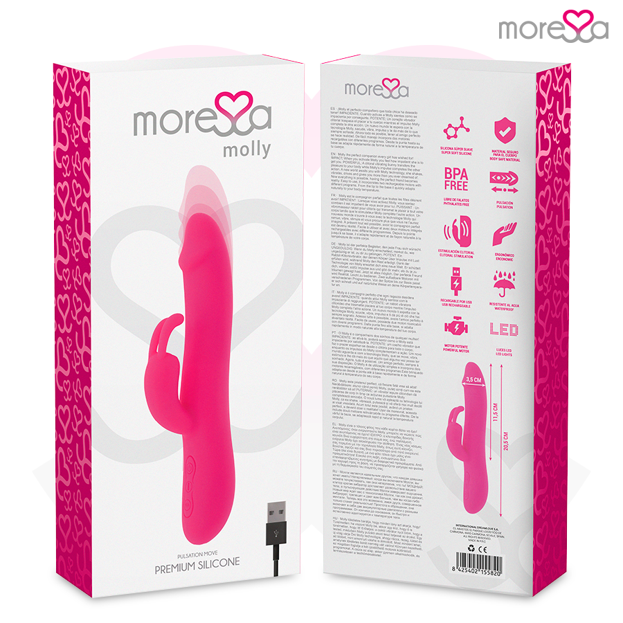 Moressa – Molly Premium Silicone Recarregável