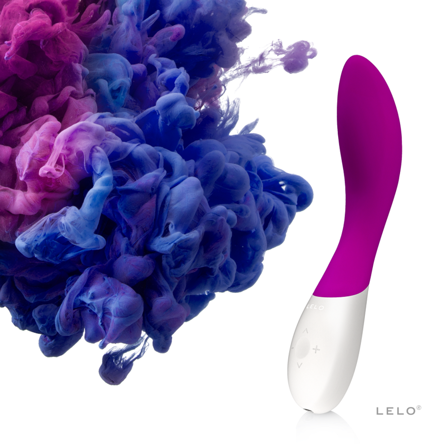 Vibrador de Ponto G LELO Mona Wave Noite Azul com design ergonómico e suave de silicone