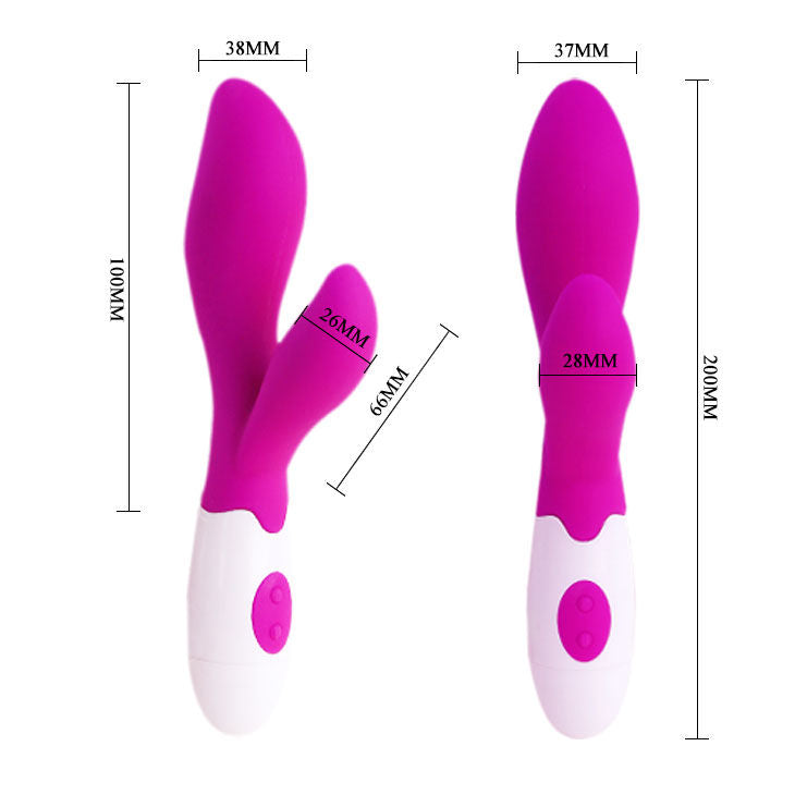 Pretty Love – Estimulador Vibrador Newman Lilás e Branco