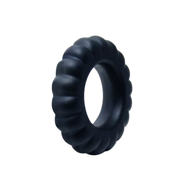Anel Peniano Baile Titan Preto | Silicone para Ereções Mais Fortes e Duradouras