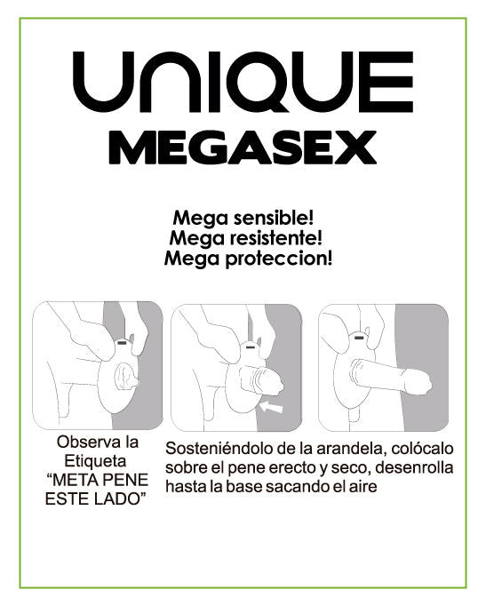 Preservativos Megasex Latex Free Sensitive 3 Unidades