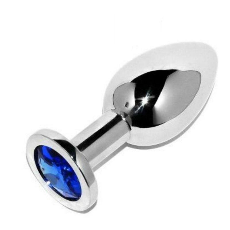 Plug Anal Diamante Azul Pequeño 5,71cm