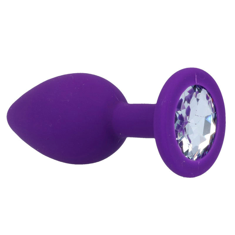Intense – Plug Anal Shelki S Lilás com Base em Diamante