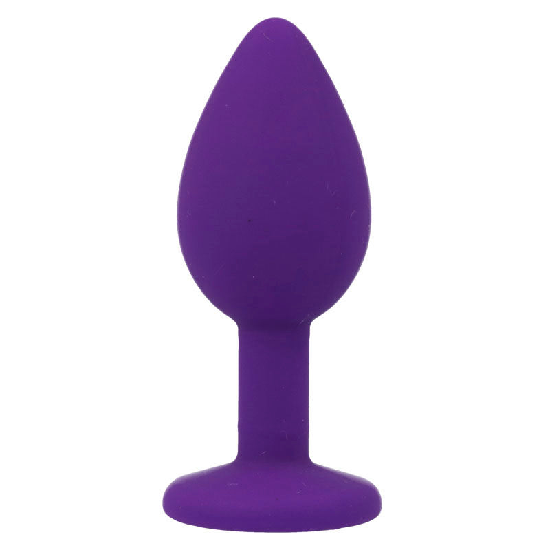 Intense – Plug Anal Shelki S Lilás com Base em Diamante