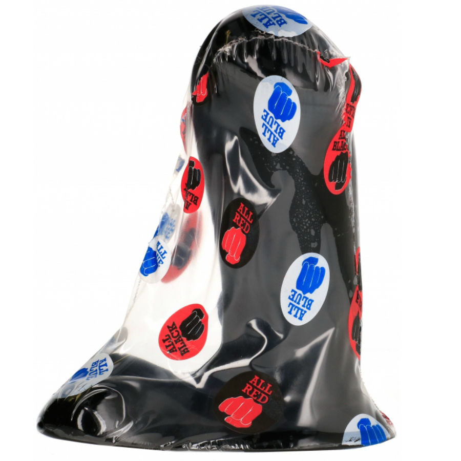 ALL BLACK Dildo Realístico 14cm para iniciantes, mostrando sua forma suave e base estável.