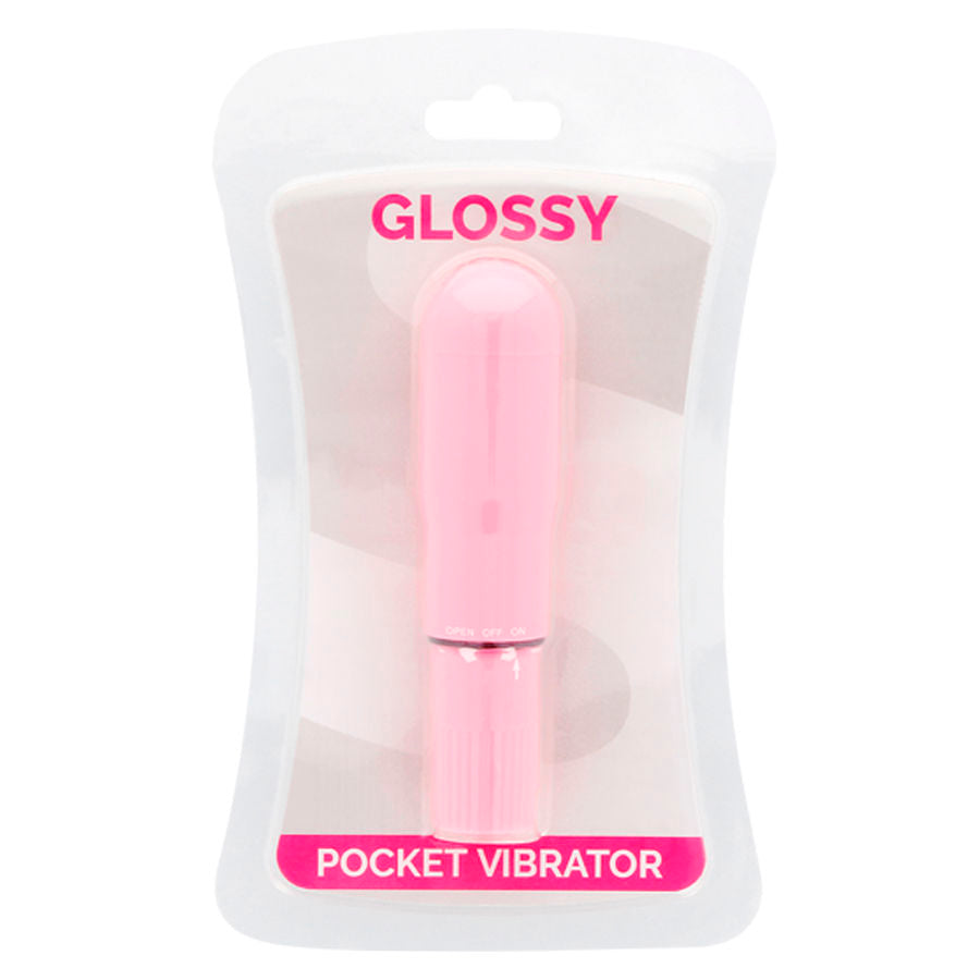 Glossy – Vibrador de Bolso Rosa à Prova d’Água