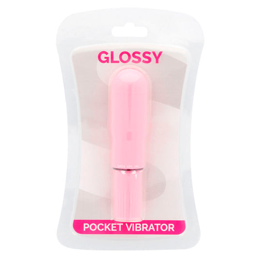 Glossy – Vibrador de Bolso Rosa à Prova d’Água