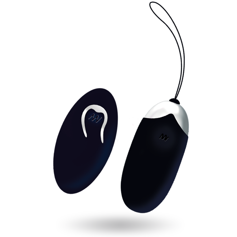 Intense – Flippy II Ovo Vibratório com Controle Remoto Preto