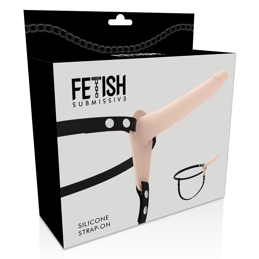 Arnês Fetish Submissive de silicone de 15 cm, ideal para iniciantes e experientes.